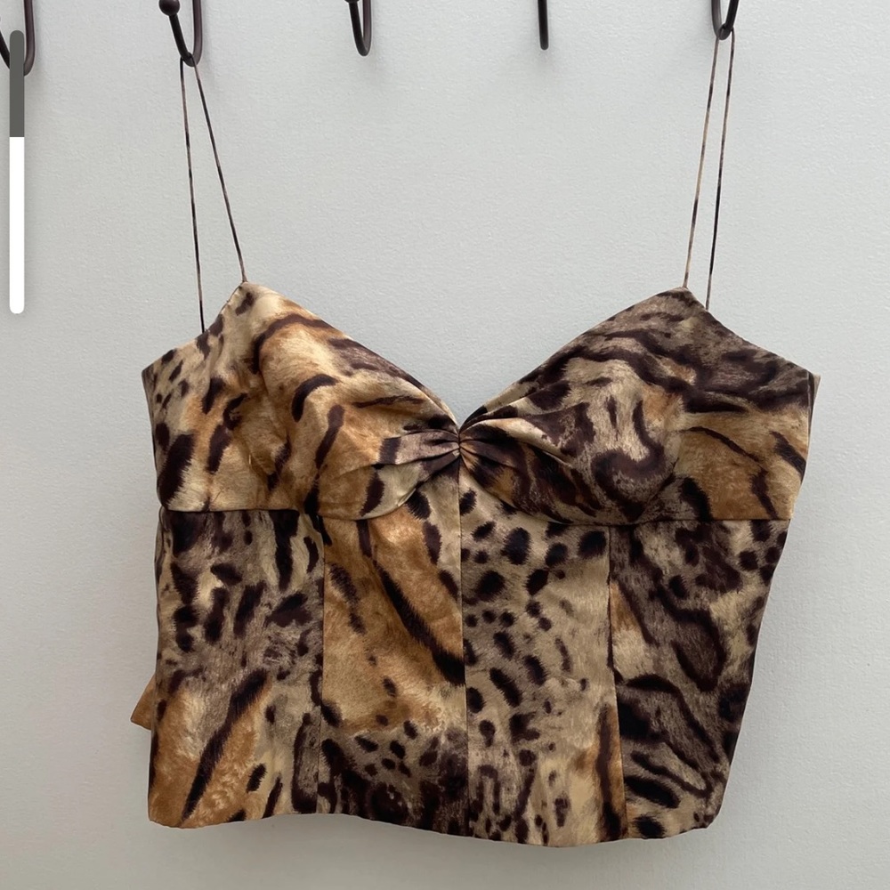 Beautiful silk crop top